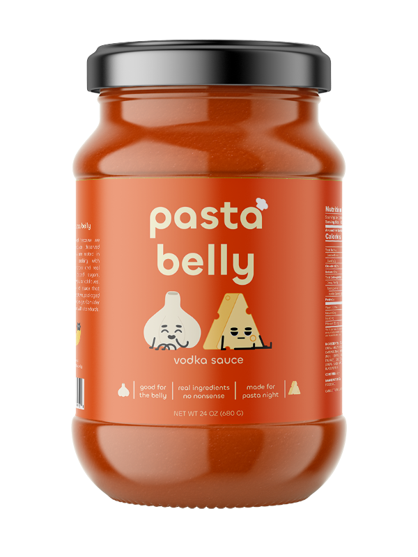 Pasta Belly Vodka Sauce jar